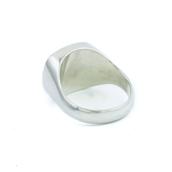 Lapis Inlay Signet Ring - Kingdom Jewelry