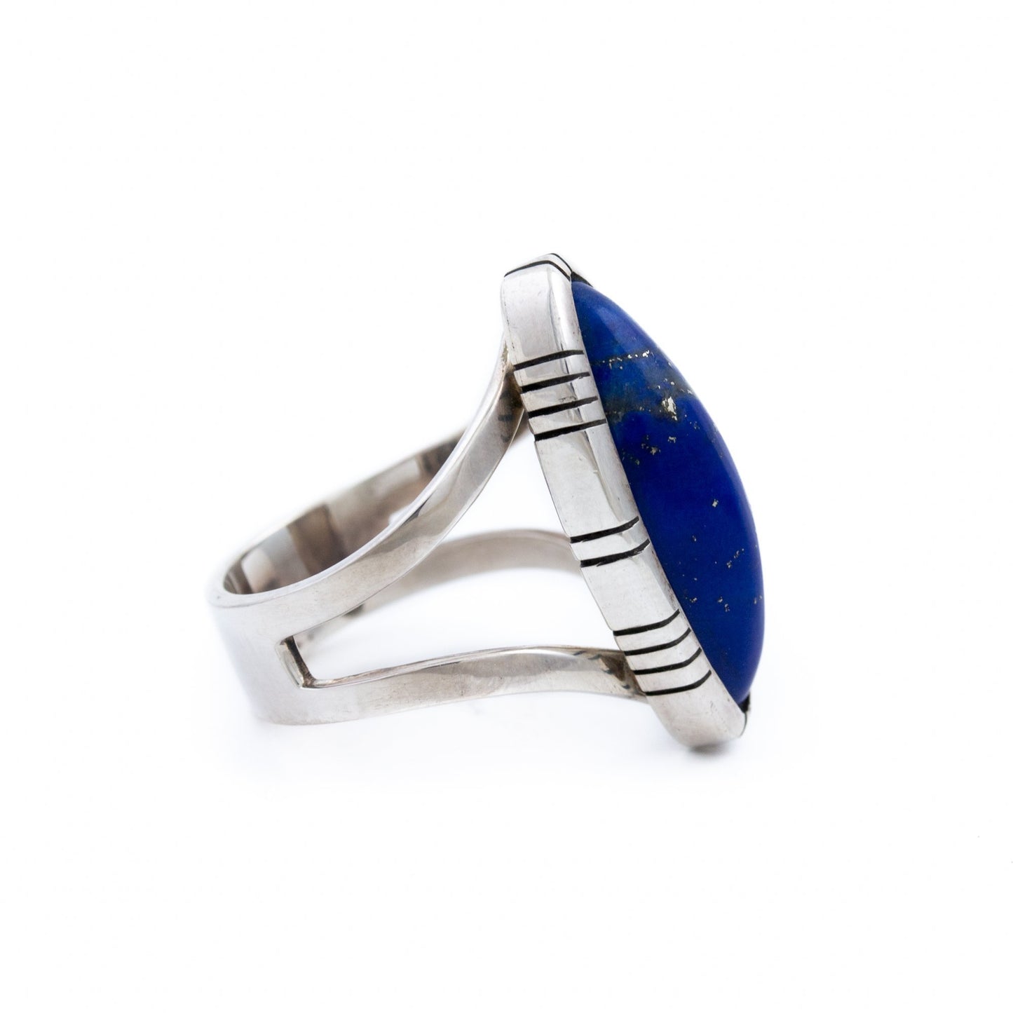 Lapis Lazuli Blade Ring - Kingdom Jewelry