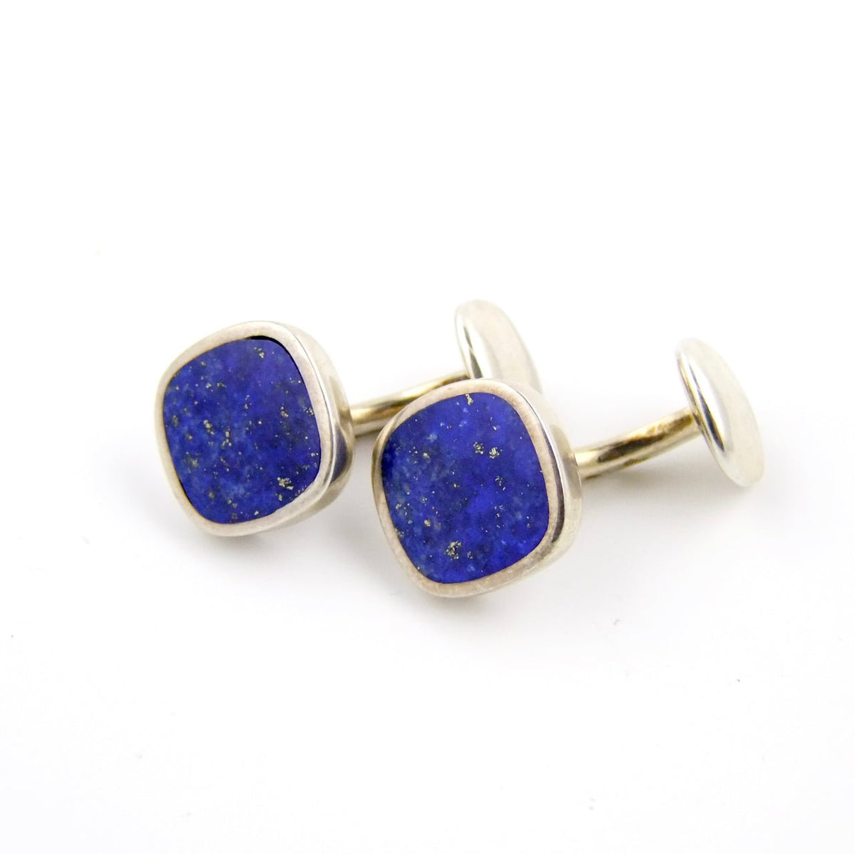 Lapis Lazuli Inlay Cufflinks - Kingdom Jewelry