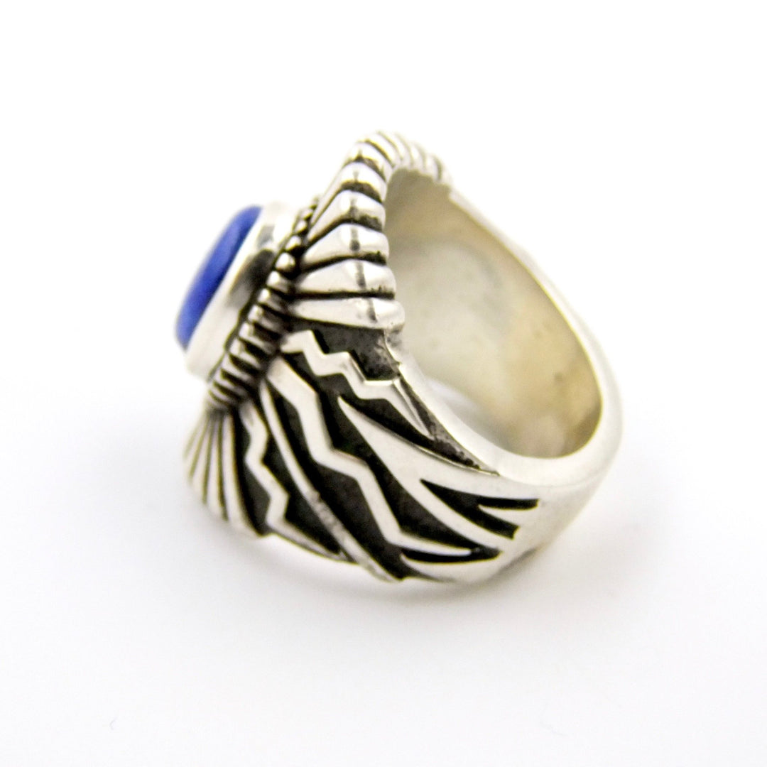 Lapis Sonoran Sunrise Ring - Kingdom Jewelry