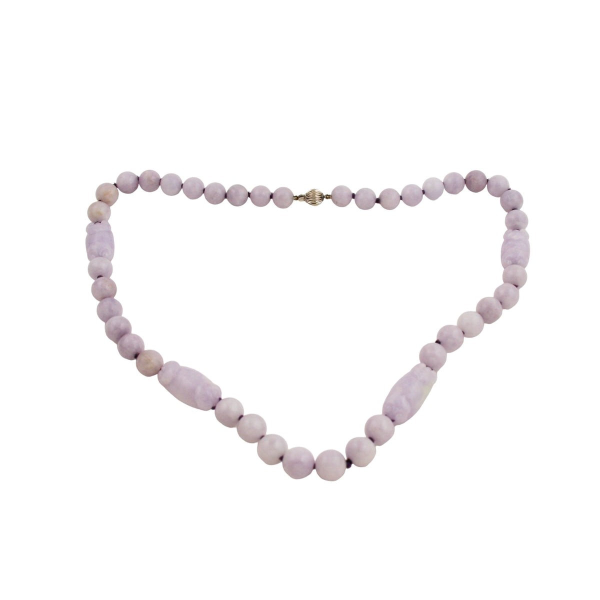Lavender Jade Beaded Necklace - Kingdom Jewelry