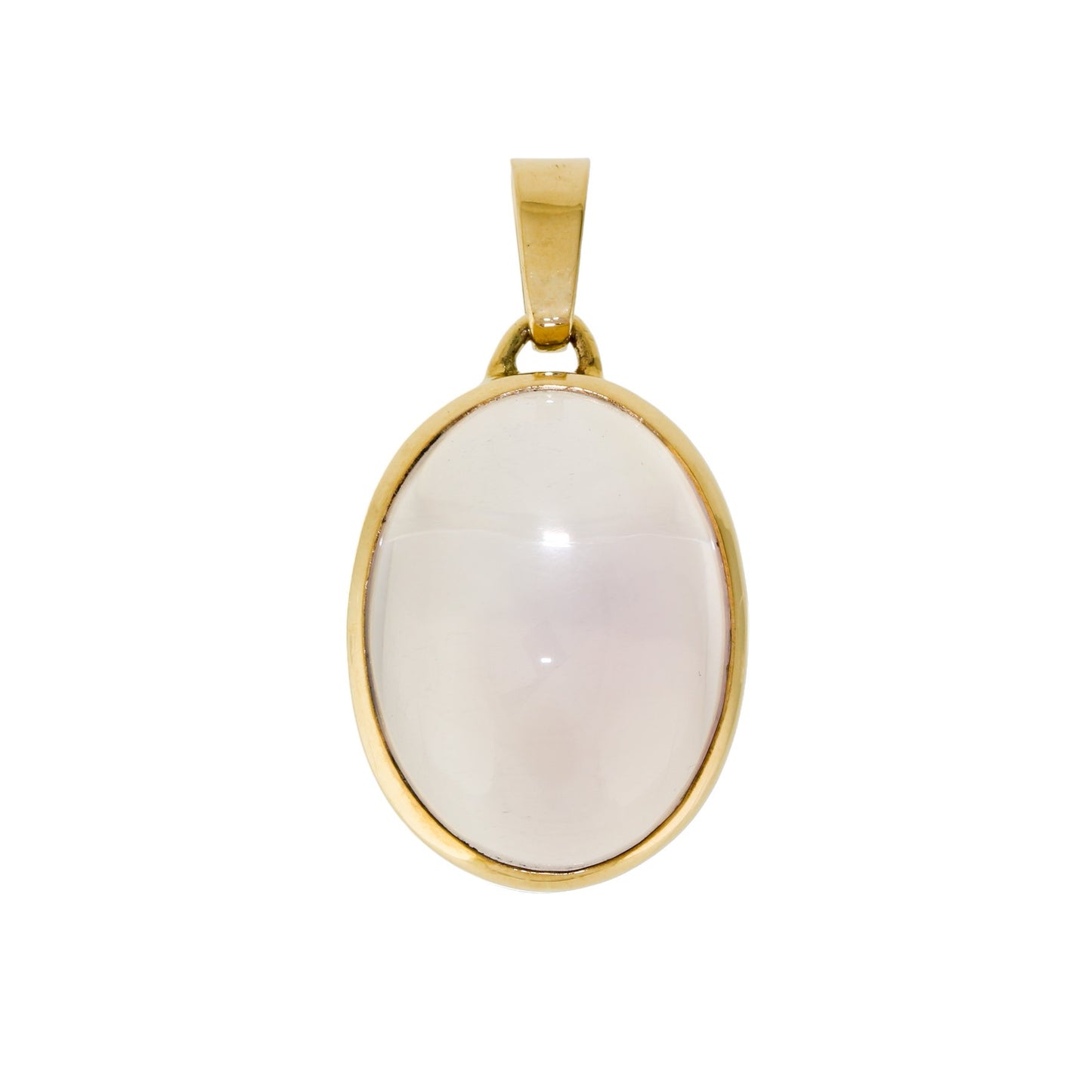 Lavender Quartz Oval Pendant x 14k Gold - Kingdom Jewelry