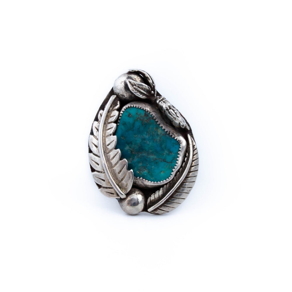 Leaf Bezel Navajo Ring - Kingdom Jewelry