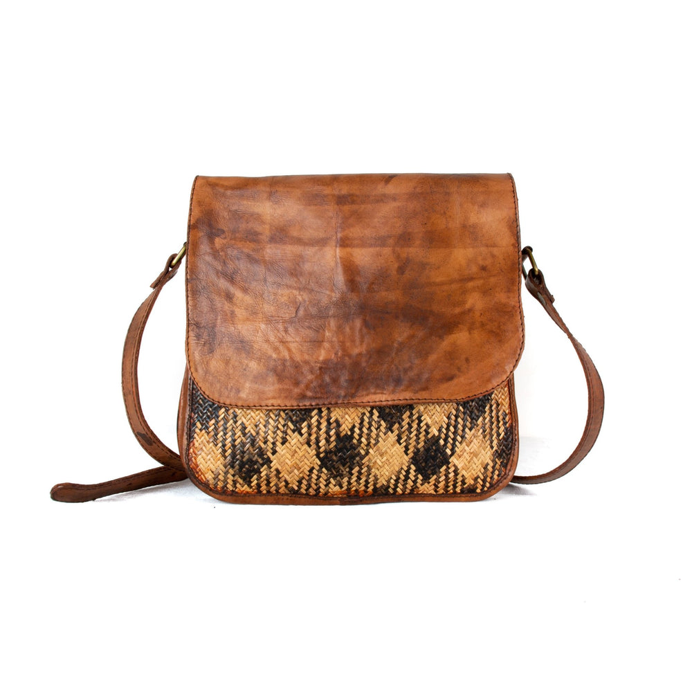 
                      
                        Leather x Ratan Satchel - Kingdom Jewelry
                      
                    