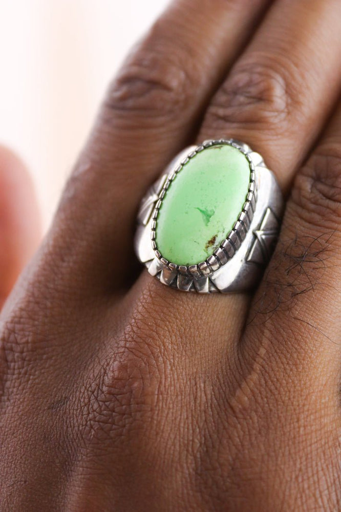 
                      
                        Lemon Chrysoprase "Alpha" Ring - Kingdom Jewelry
                      
                    