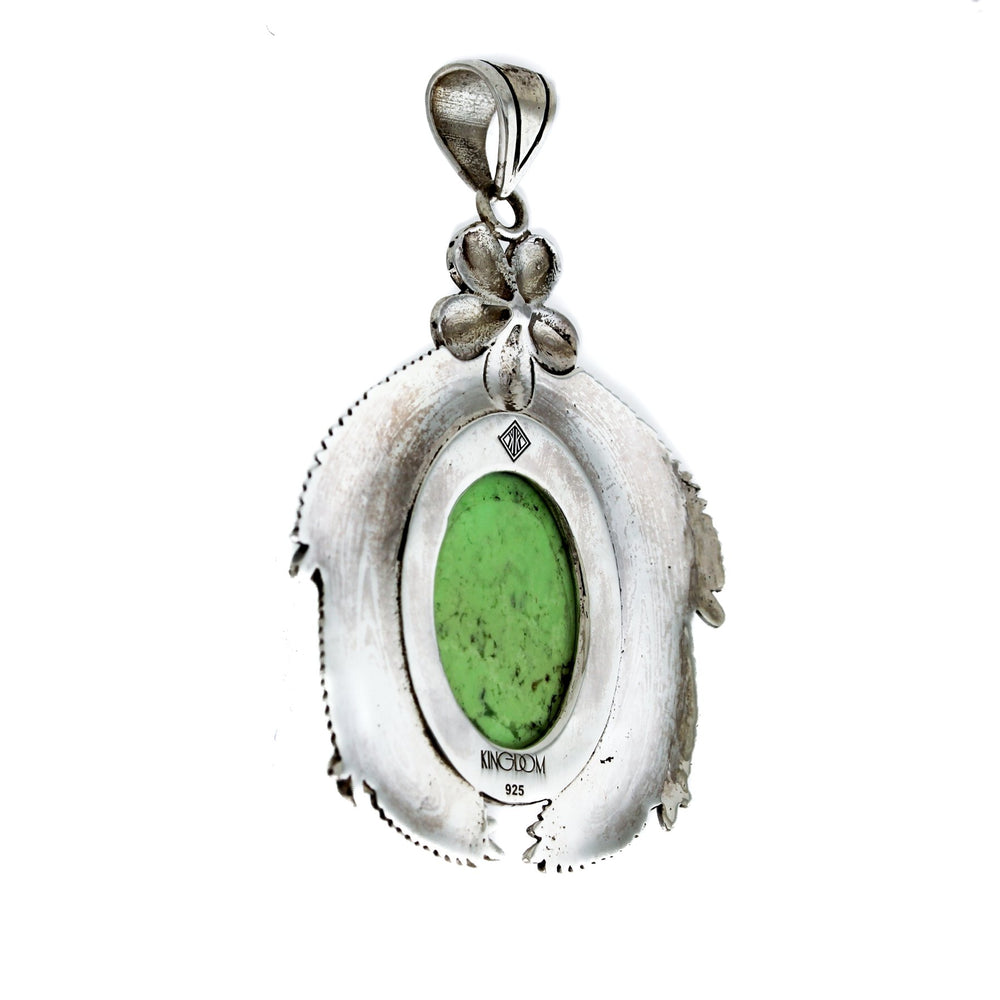 
                      
                        Lemon Chrysoprase "Kamayan" Pendant - Kingdom Jewelry
                      
                    