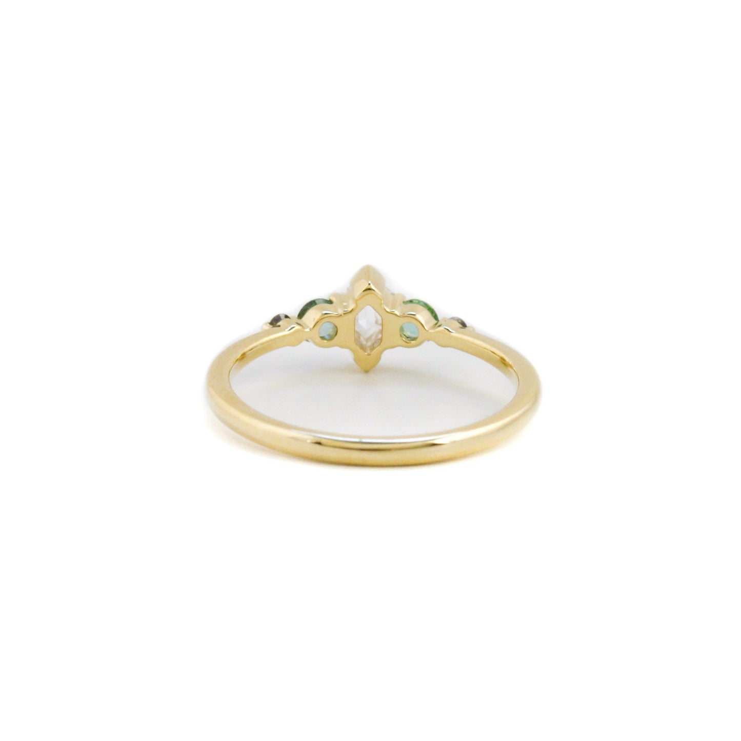 Linear Diamond Tourmaline Ring - Kingdom Jewelry