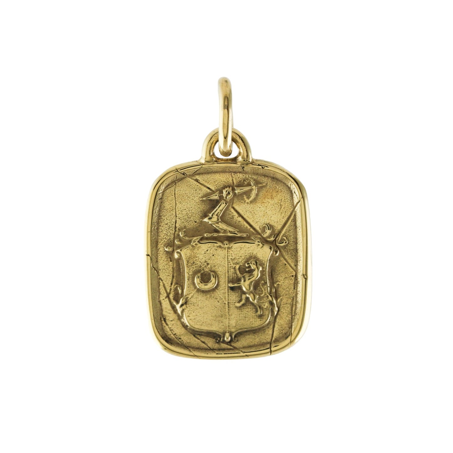 Lion's Moon Heraldry Pendant - Kingdom Jewelry