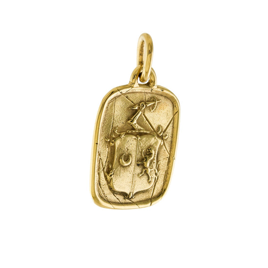 Lion's Moon Heraldry Pendant - Kingdom Jewelry