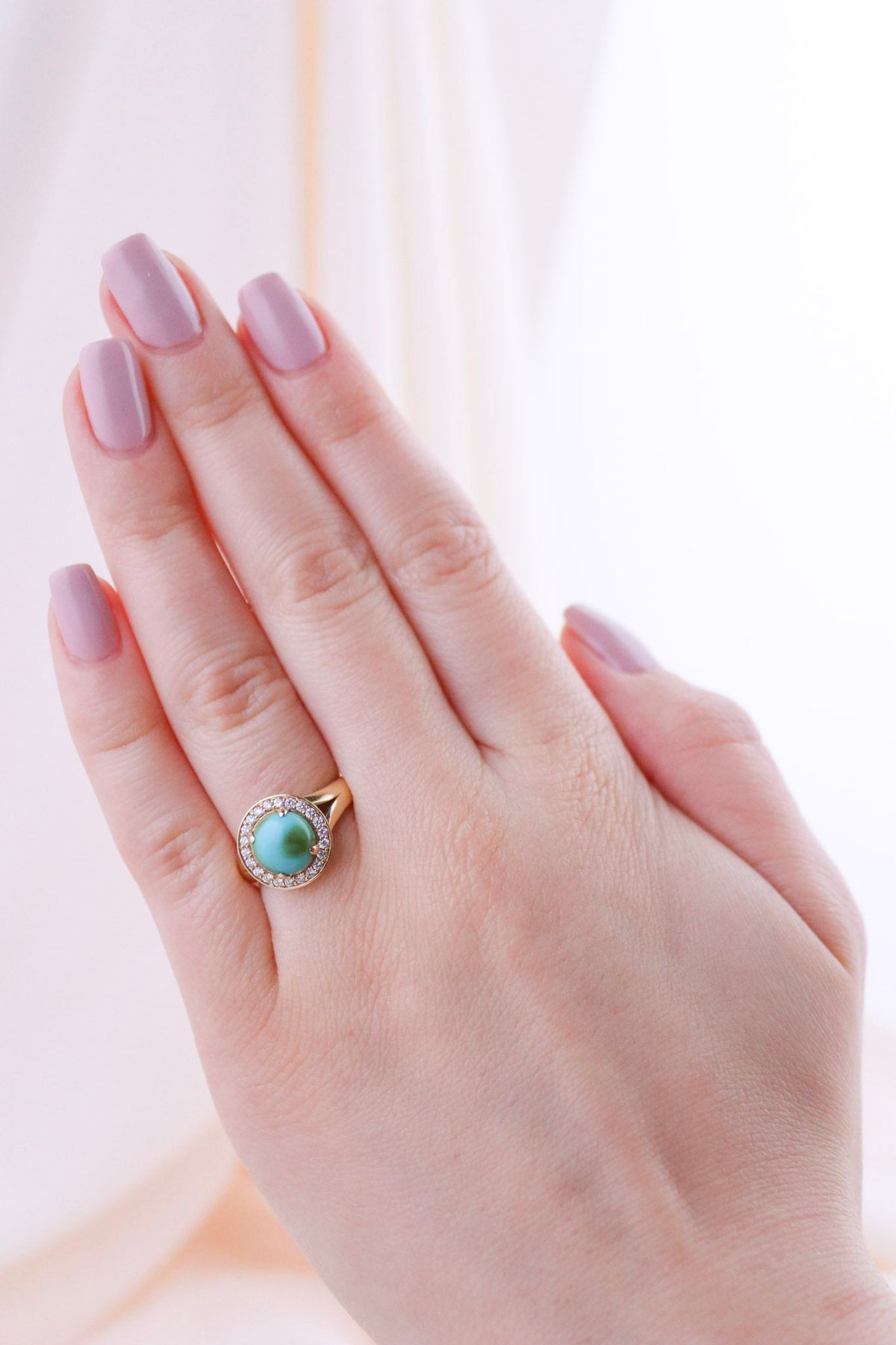Luna Blue Turquoise Ring - Kingdom Jewelry