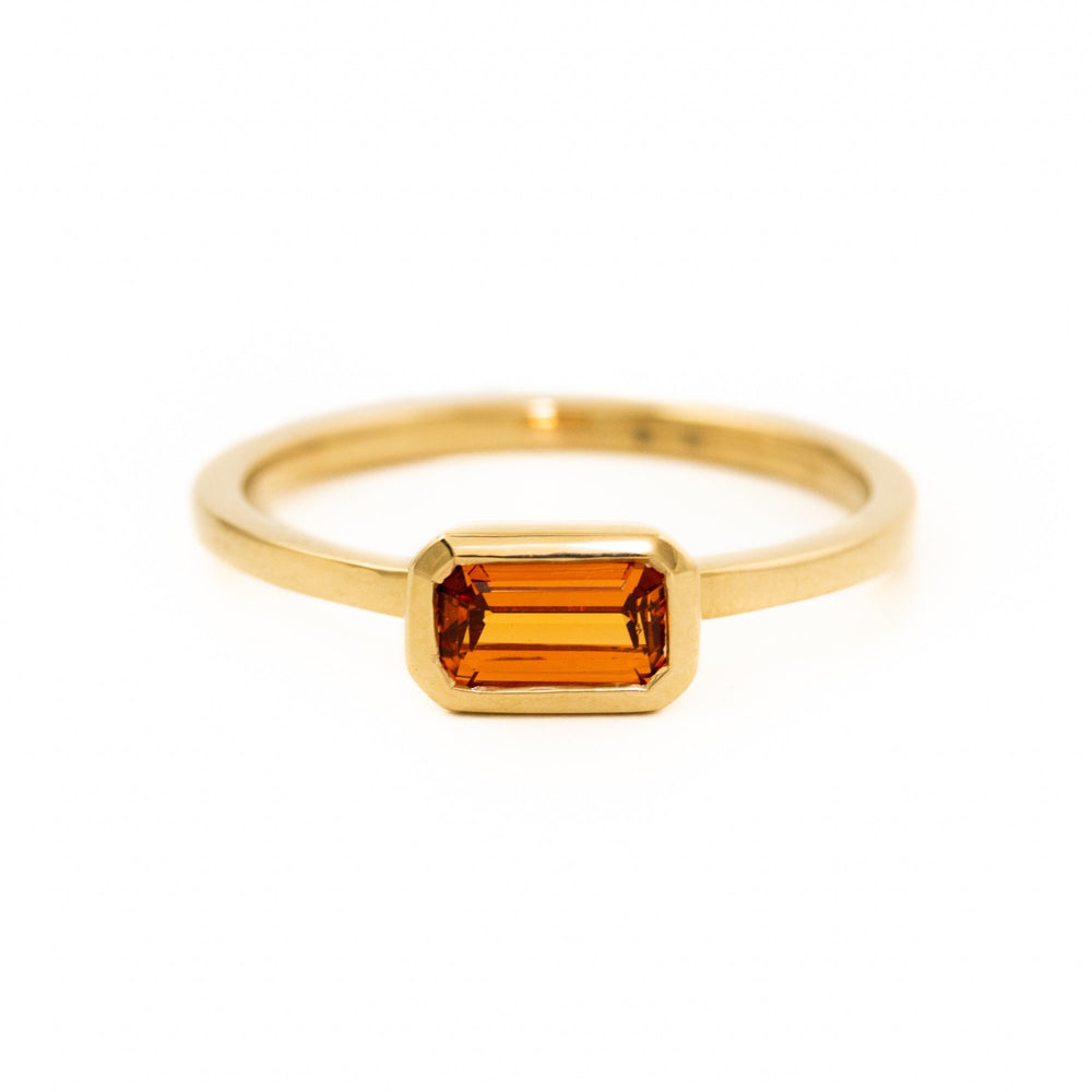 
                      
                        Mandarin Garnet Engagement Ring - Kingdom Jewelry
                      
                    