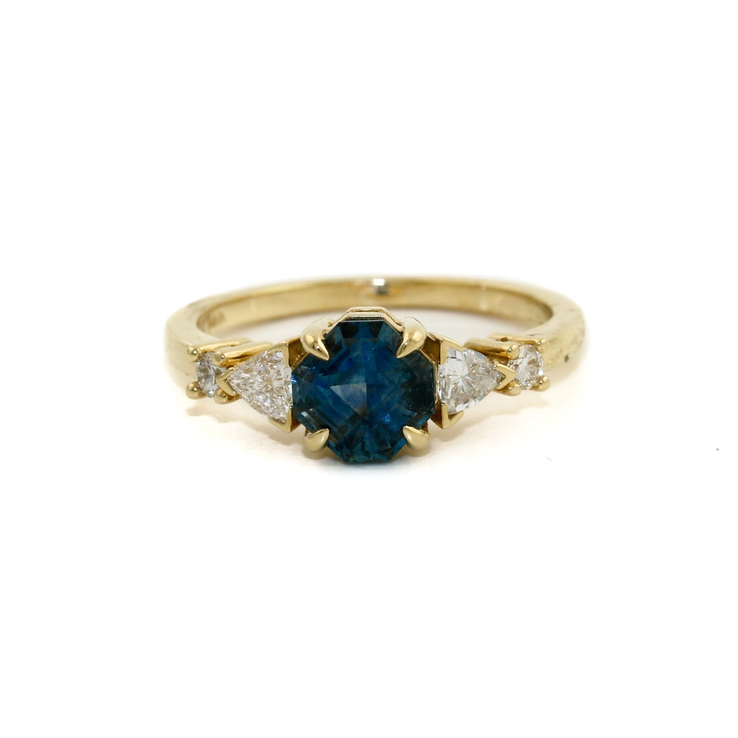 Load image into Gallery viewer, Margot Montana Sapphire x Diamond 14k Ring - Kingdom Jewelry
