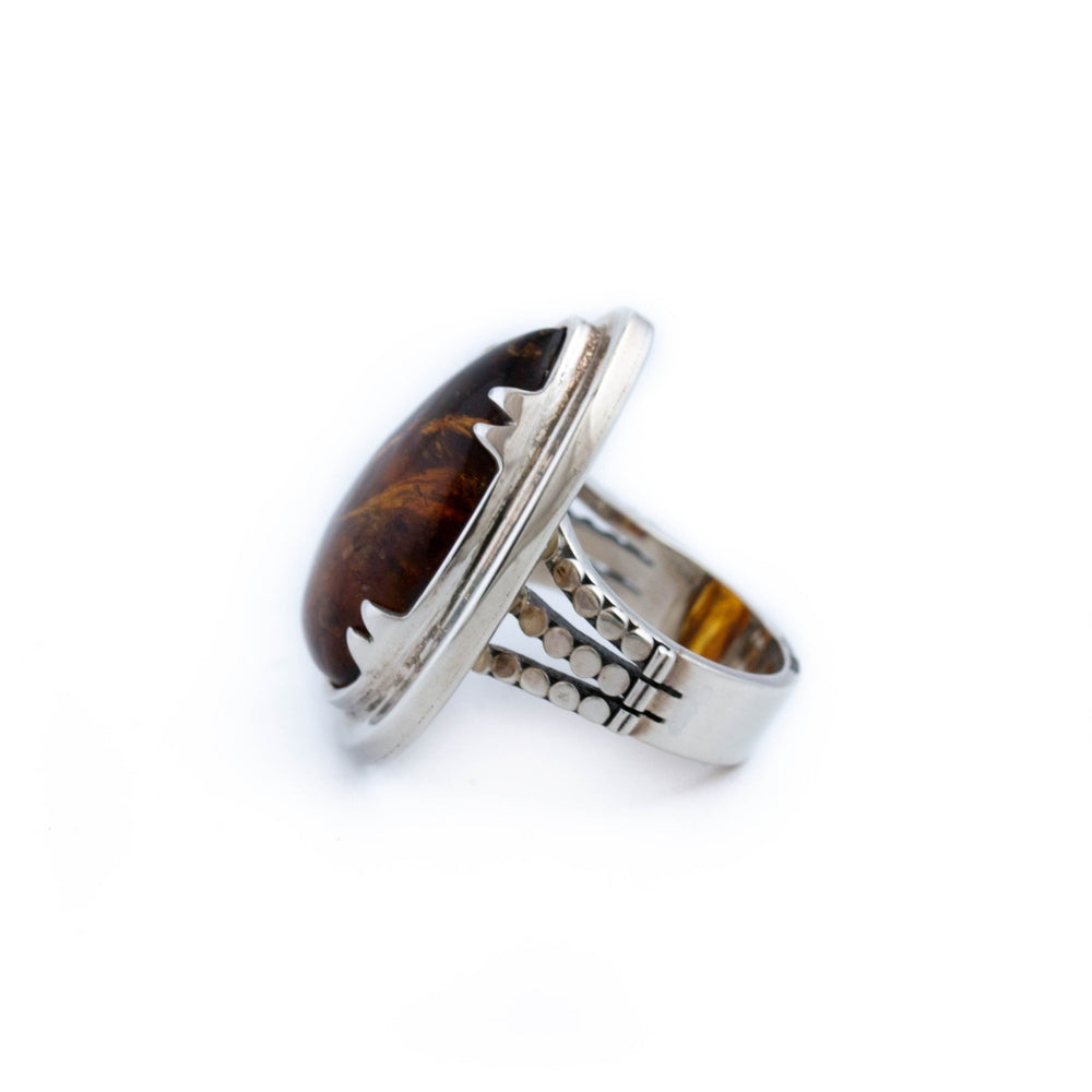 
                      
                        Mexican Amber Sunset Ring - Kingdom Jewelry
                      
                    