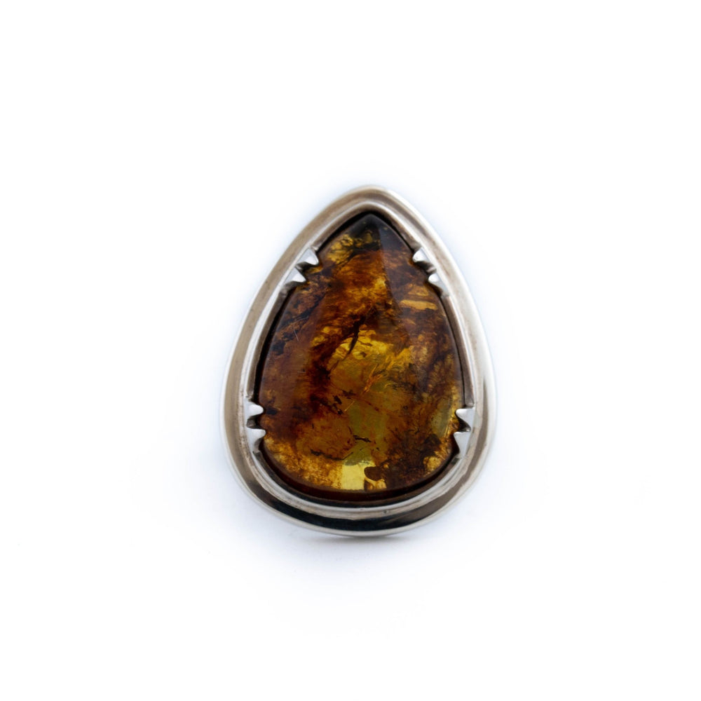 Mexican Amber Sunset Ring - Kingdom Jewelry