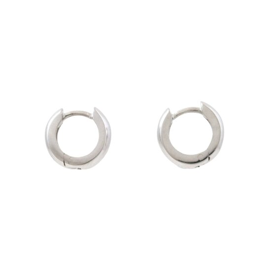 
                      
                        Minimalist Silver Huggie Hoop Earrings - Kingdom Jewelry
                      
                    