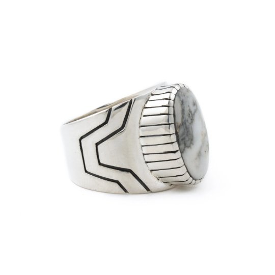 MK II White Buffalo Ring - Kingdom Jewelry