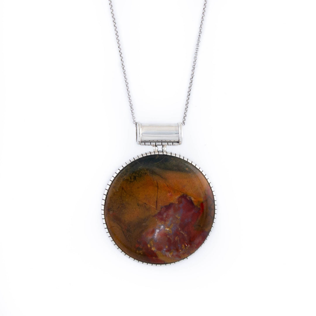 Mookaite Landscape Jasper Pendant - Kingdom Jewelry