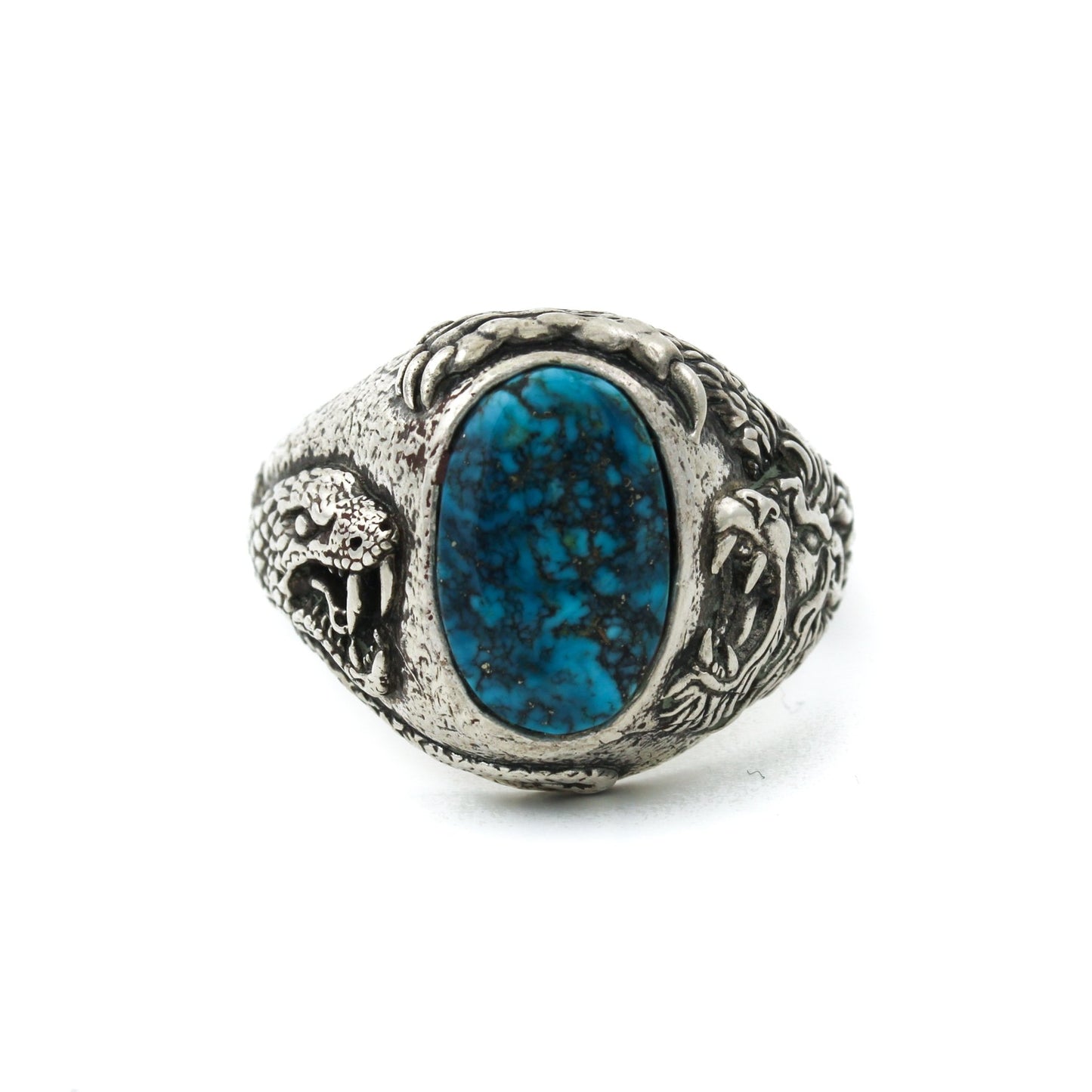 Morenci Turquoise "Venatio" Ring - Kingdom Jewelry