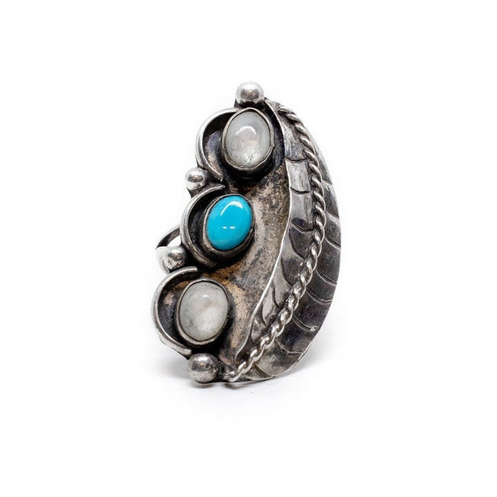 Multi Stone Leaf Ring - Kingdom Jewelry