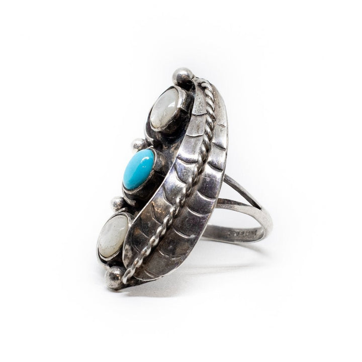 Multi Stone Leaf Ring - Kingdom Jewelry