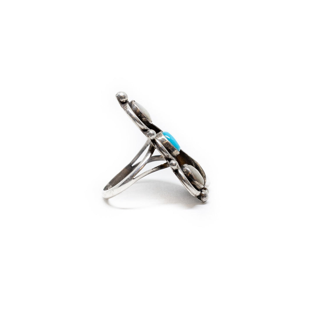 Multi Stone Leaf Ring - Kingdom Jewelry