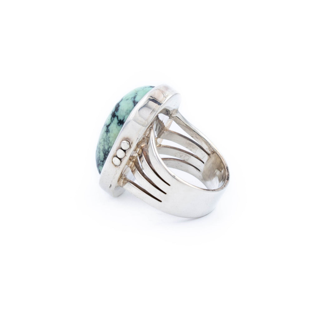 
                      
                        Muted Tibetan Turquoise Ring - Kingdom Jewelry
                      
                    