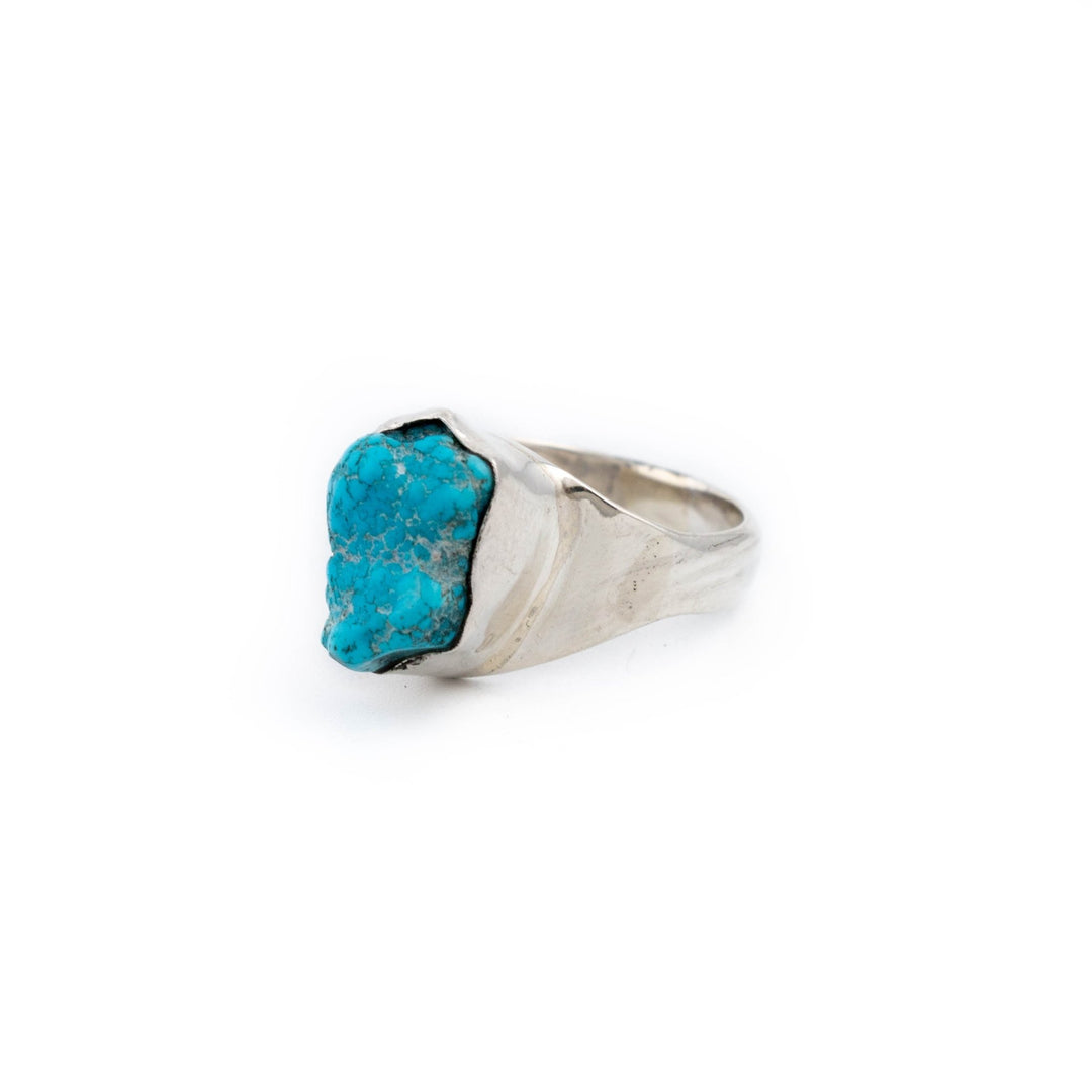 Natural Turquoise Nugget Ring - Kingdom Jewelry