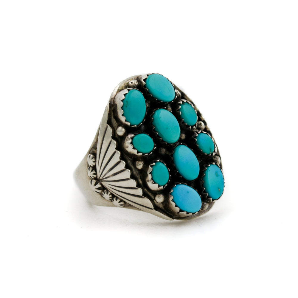 
                      
                        Navajo Sleeping Beauty Turquoise Ring - Kingdom Jewelry
                      
                    