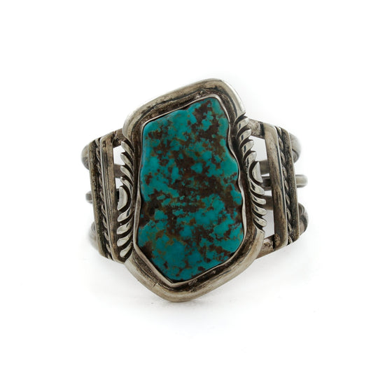 Load image into Gallery viewer, Navajo Turquoise Nugget Cuff - Kingdom Jewelry

