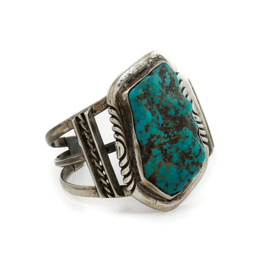 Navajo Turquoise Nugget Cuff - Kingdom Jewelry