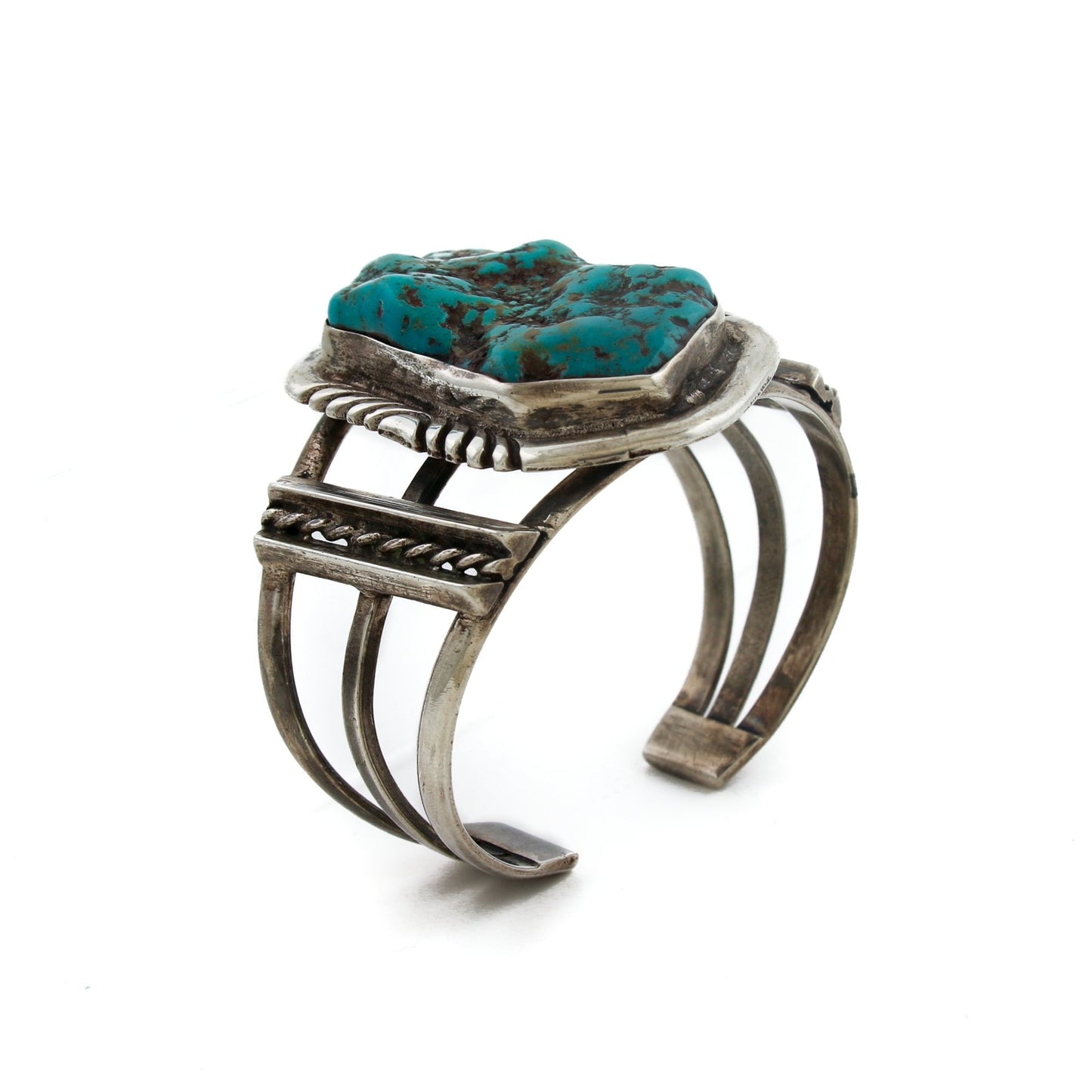 Navajo Turquoise Nugget Cuff - Kingdom Jewelry