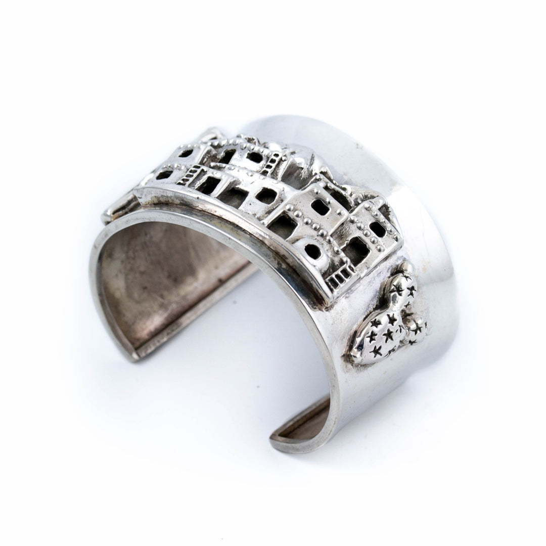 "New Mexican Town" Taxco Cuff - Kingdom Jewelry