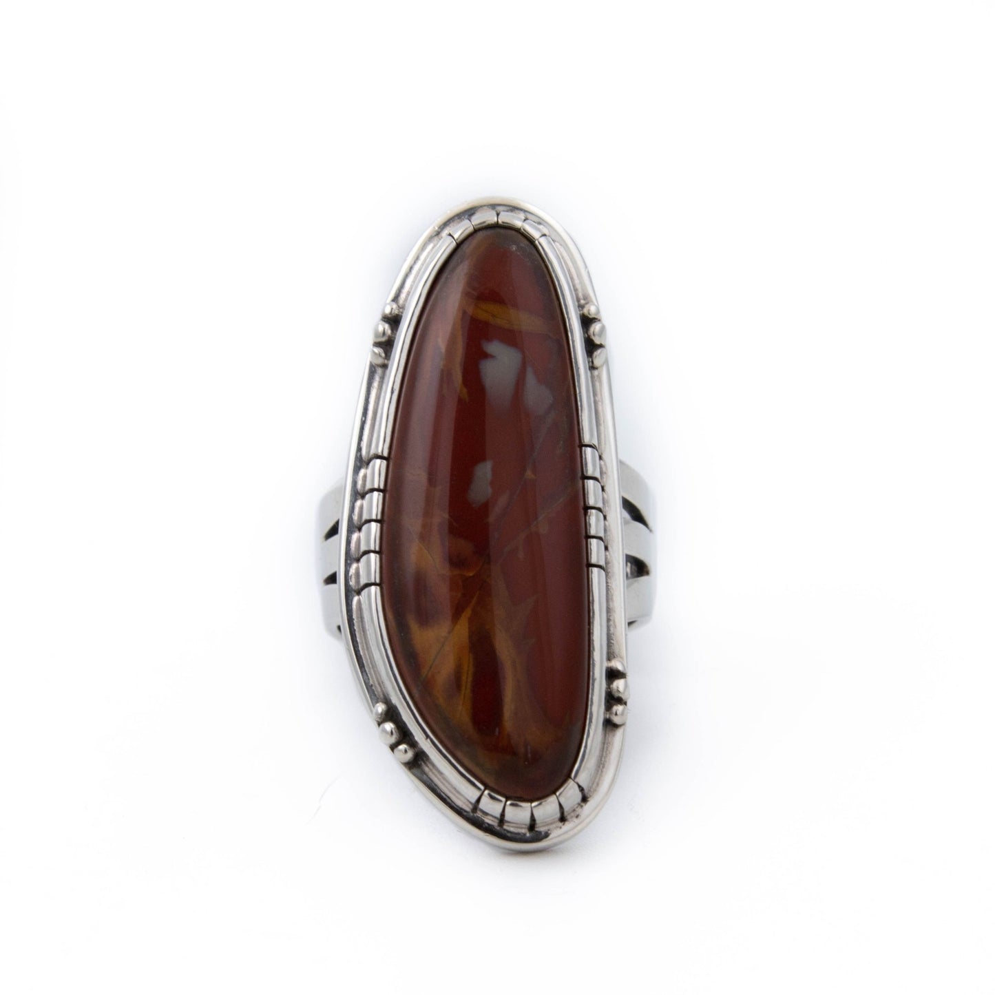 Oblong Noreena Jasper Ring - Kingdom Jewelry