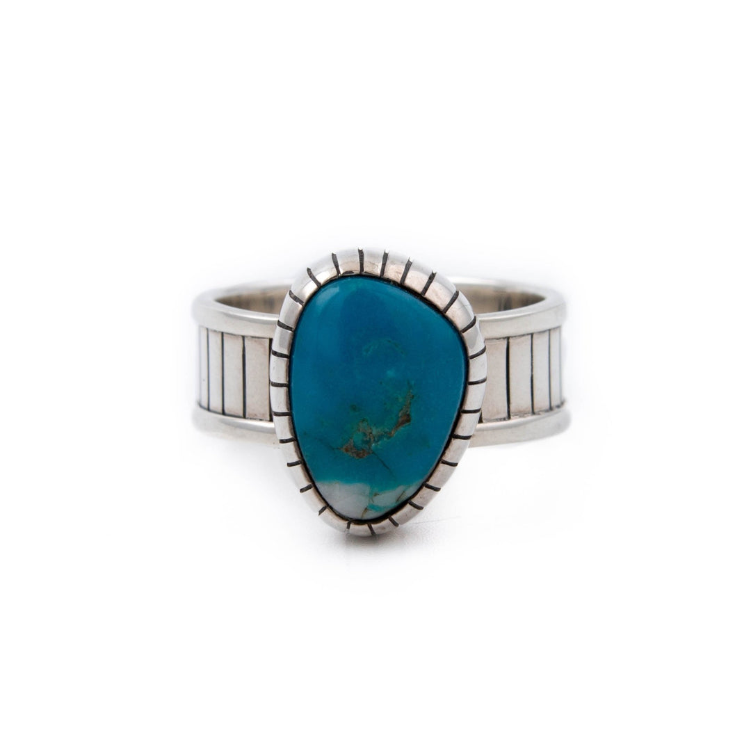 Oceanic Bisbee Turquoise Ring - Kingdom Jewelry