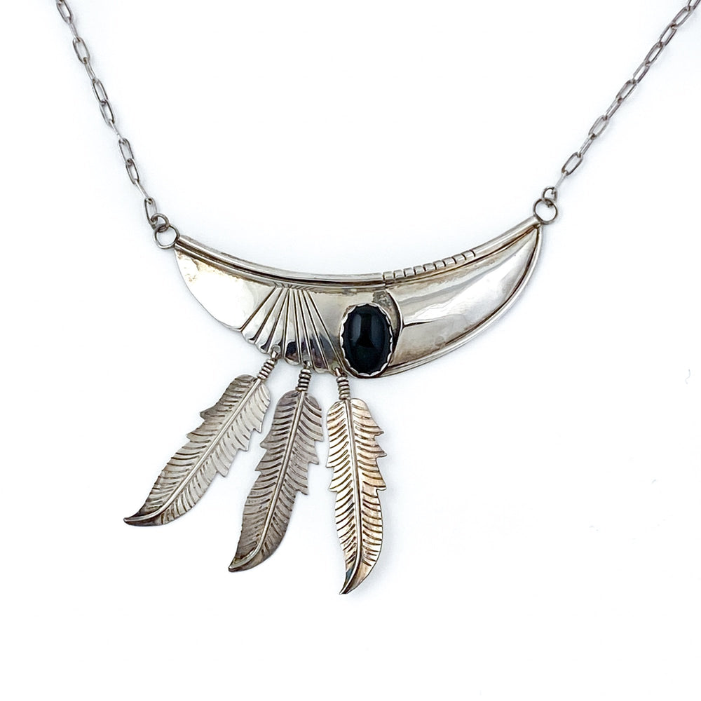 
                      
                        Offset Feather-Charmed Necklace - Kingdom Jewelry
                      
                    