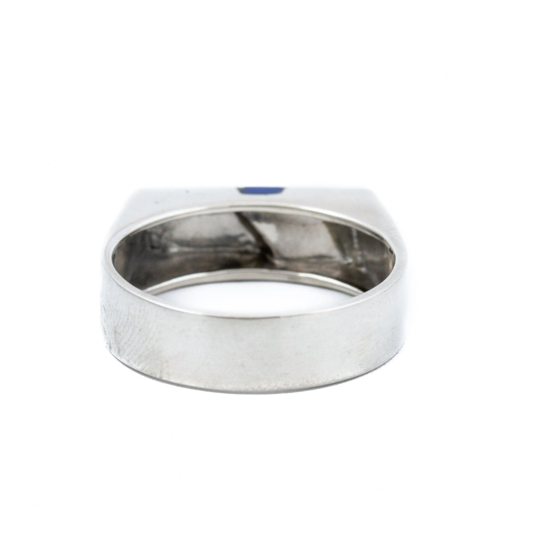 Offset Lapis Ring - Kingdom Jewelry