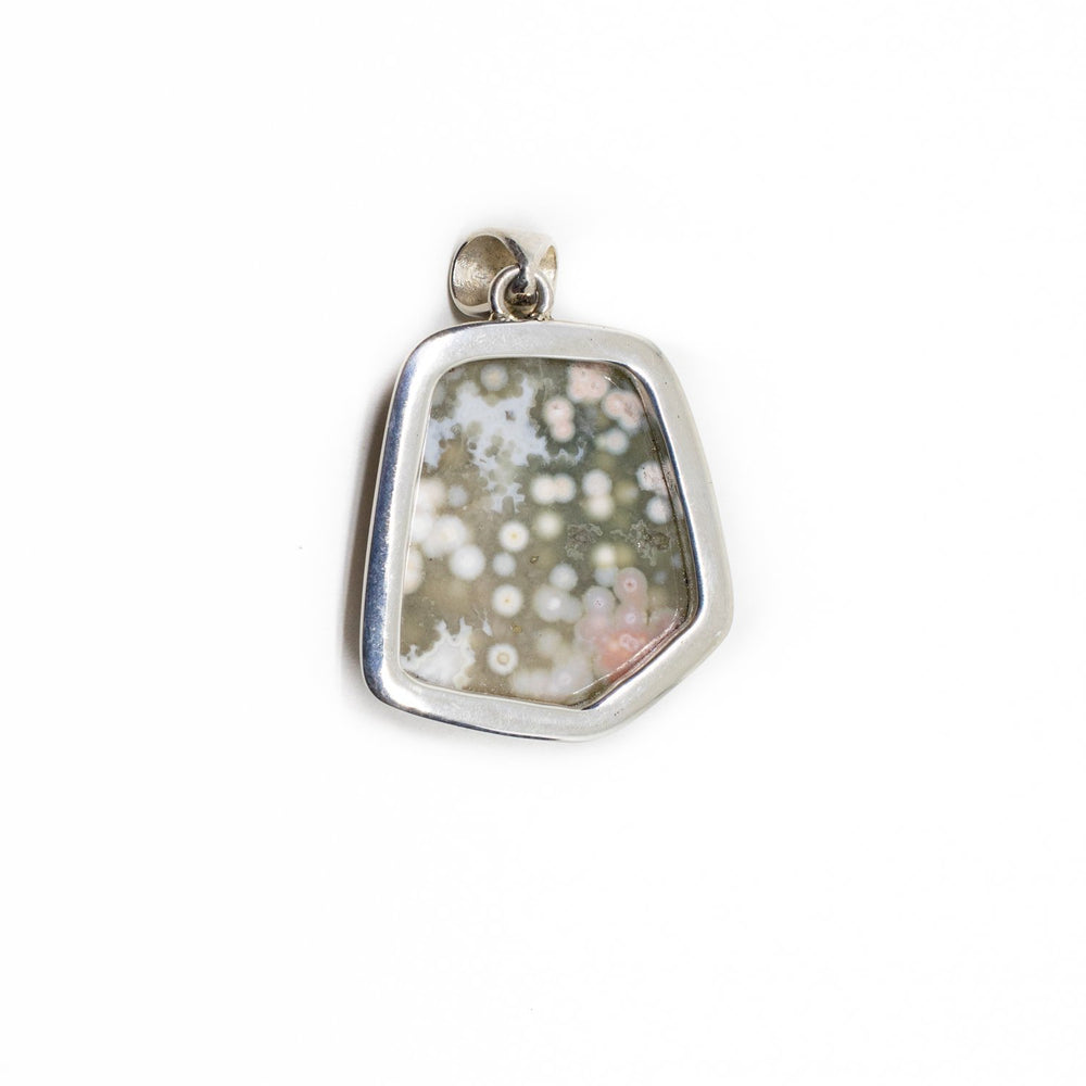 Olive Ocean Jasper Pendant - Kingdom Jewelry