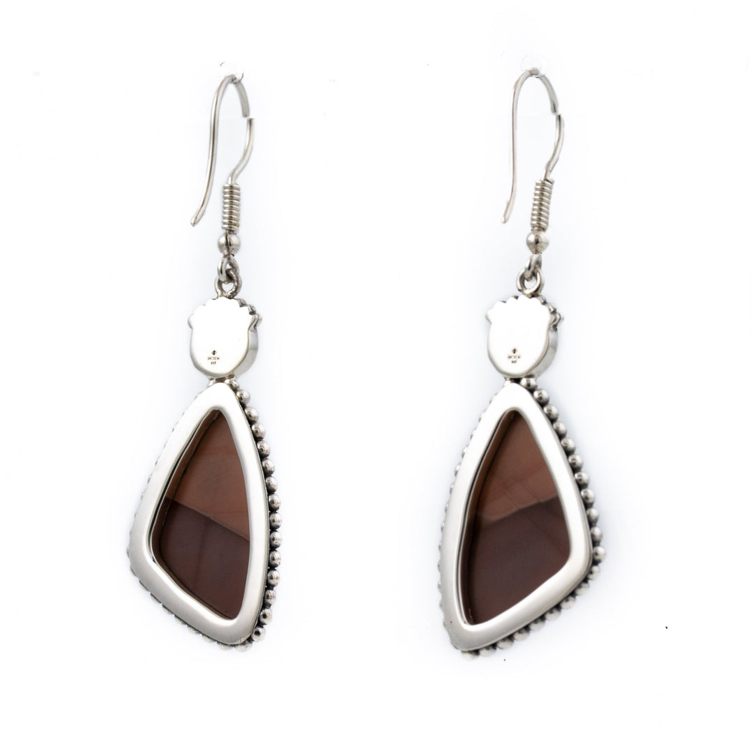 Opal X Jasper Dangle Earrings - Kingdom Jewelry