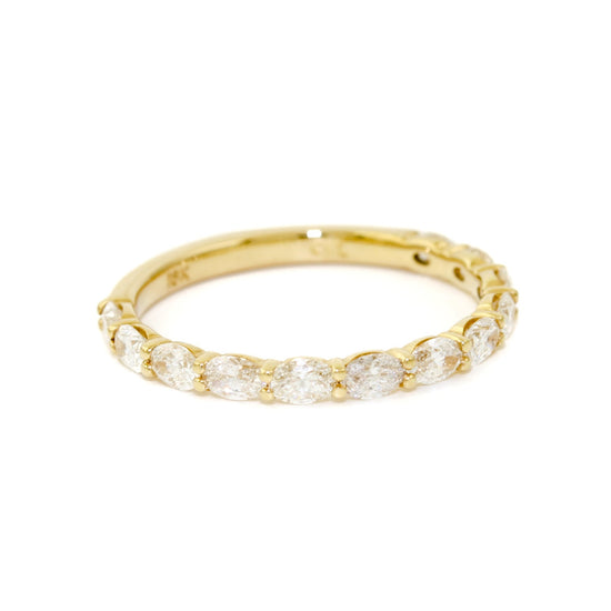 Oval Cut Diamond Eternity Ring - Kingdom Jewelry