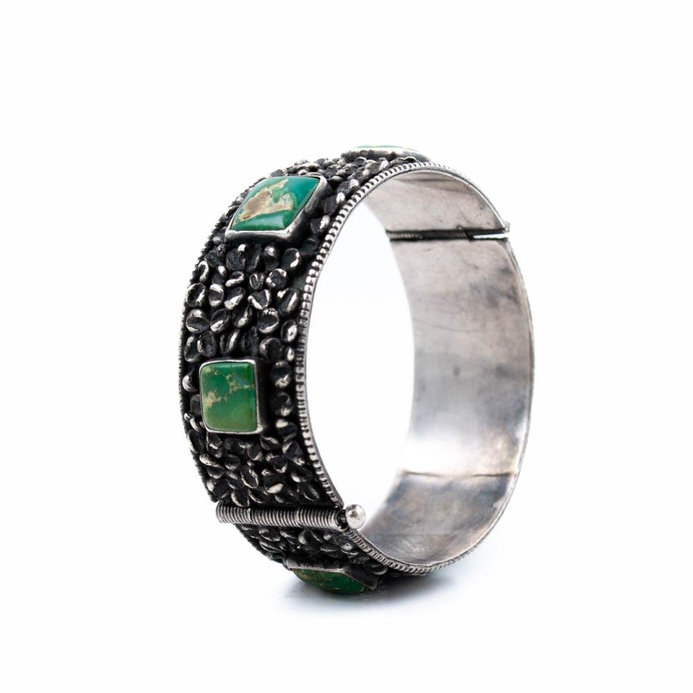 Patinated 1960's Mexican Bracelet - Kingdom Jewelry