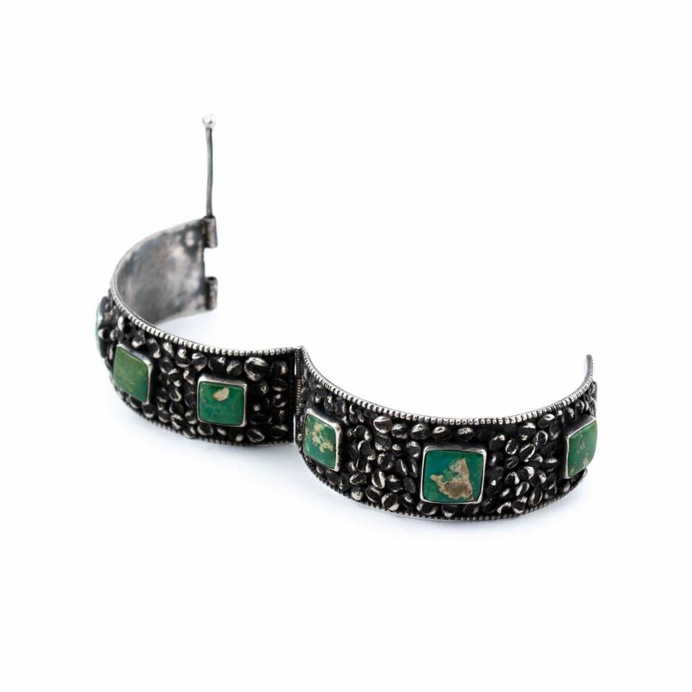 Patinated 1960's Mexican Bracelet - Kingdom Jewelry