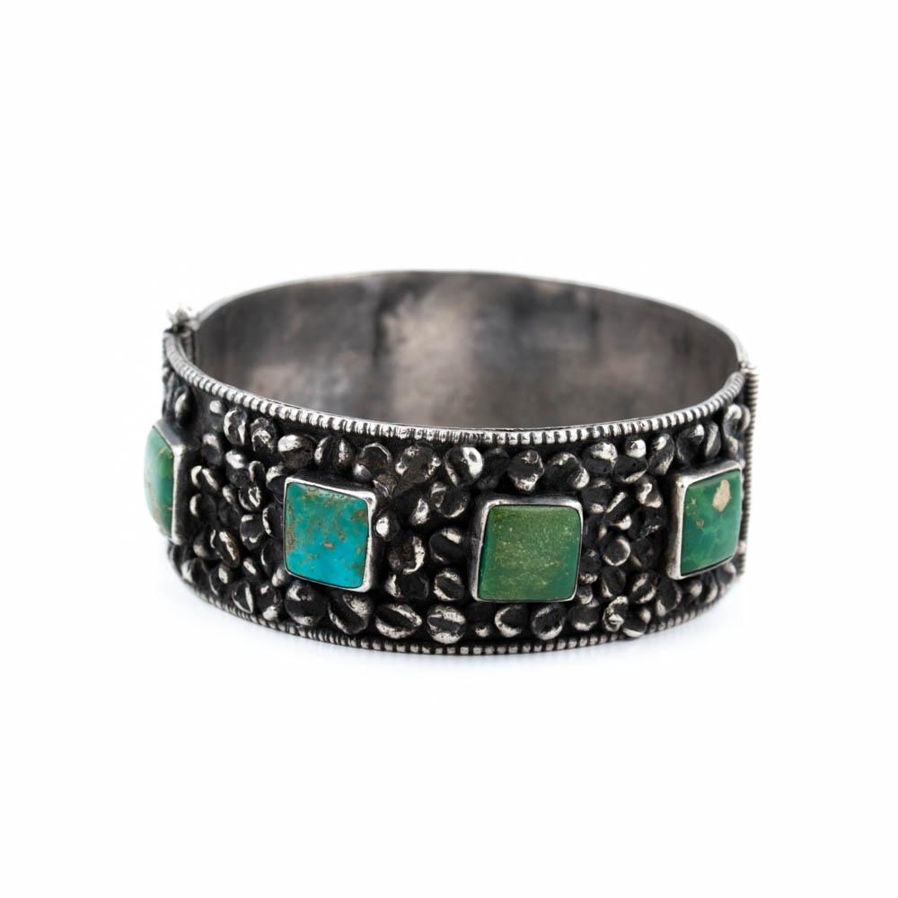 Patinated 1960's Mexican Bracelet - Kingdom Jewelry