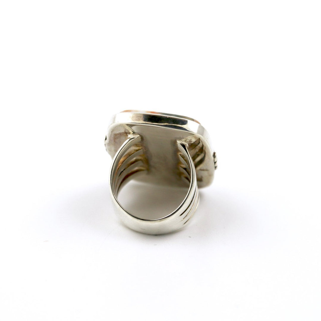 Peachy Ocean Jasper Ring - Kingdom Jewelry