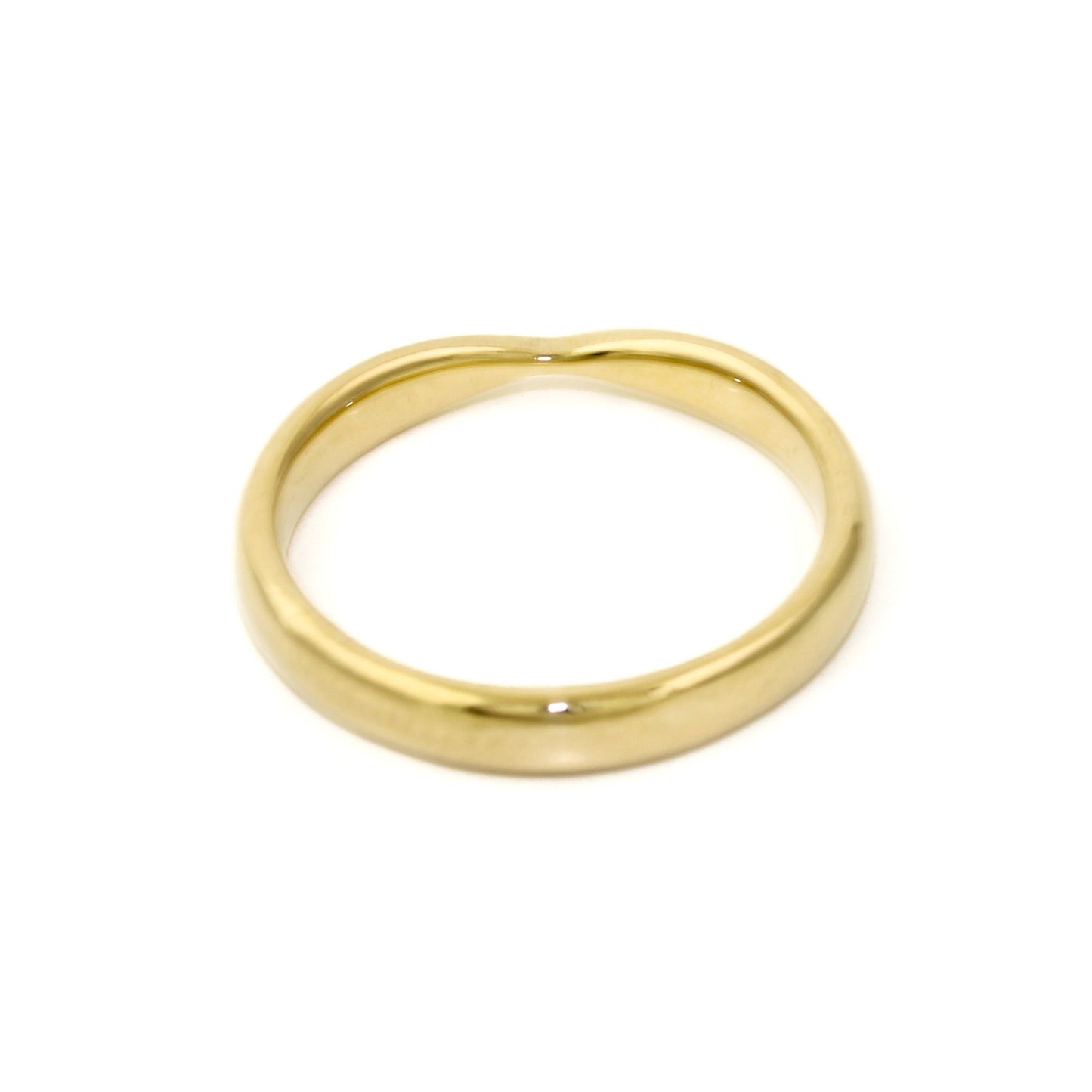 Plain 14K Gold Inverted Tiara Band - Kingdom Jewelry