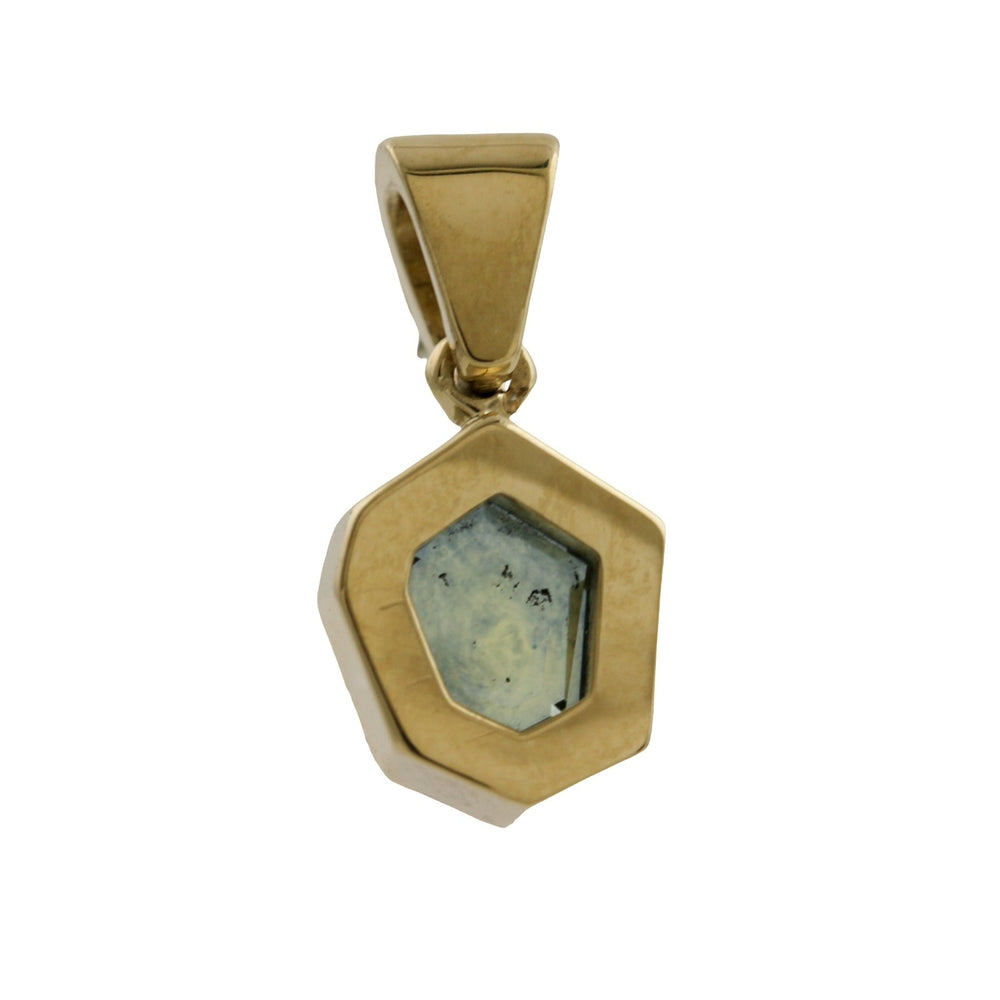 
                      
                        Portrait Cut Montana Sapphire Pendant 14k - Kingdom Jewelry
                      
                    