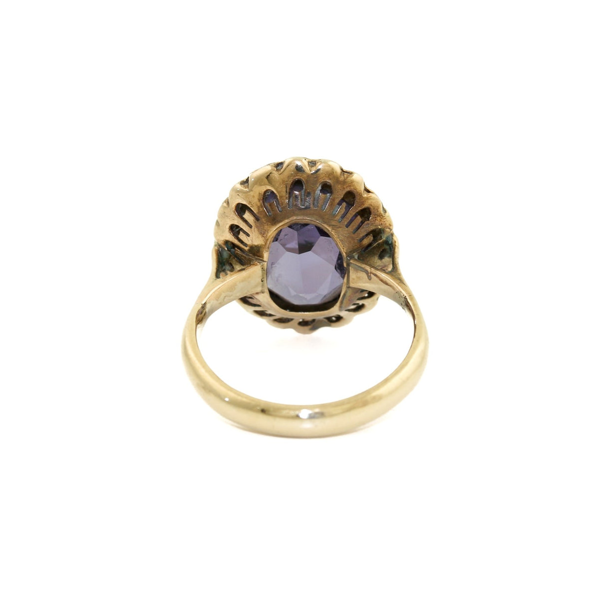 Purple Amethyst Vintage Ring 5.5 - Kingdom Jewelry