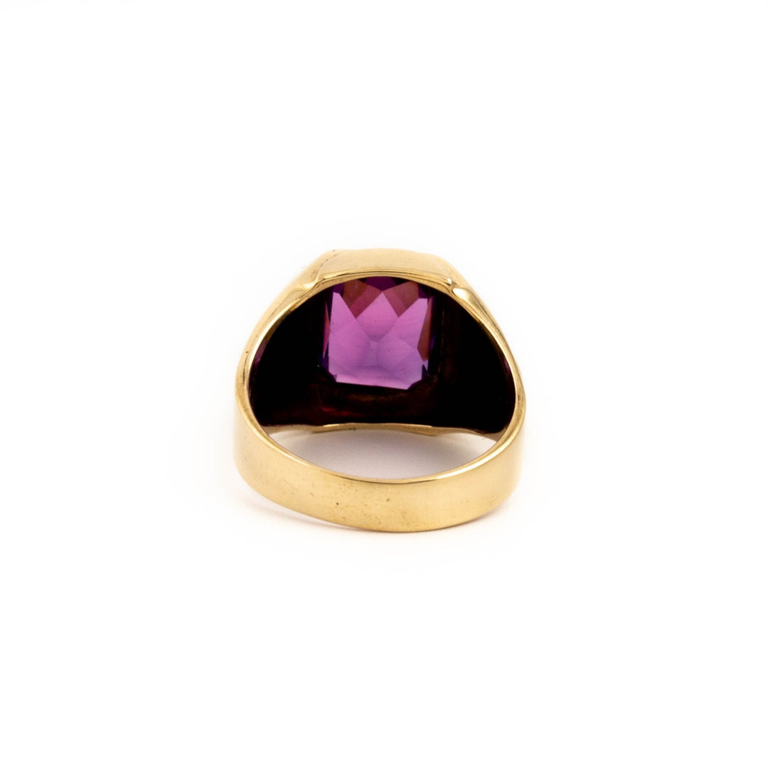 Purple Antique Glass Ring - Kingdom Jewelry