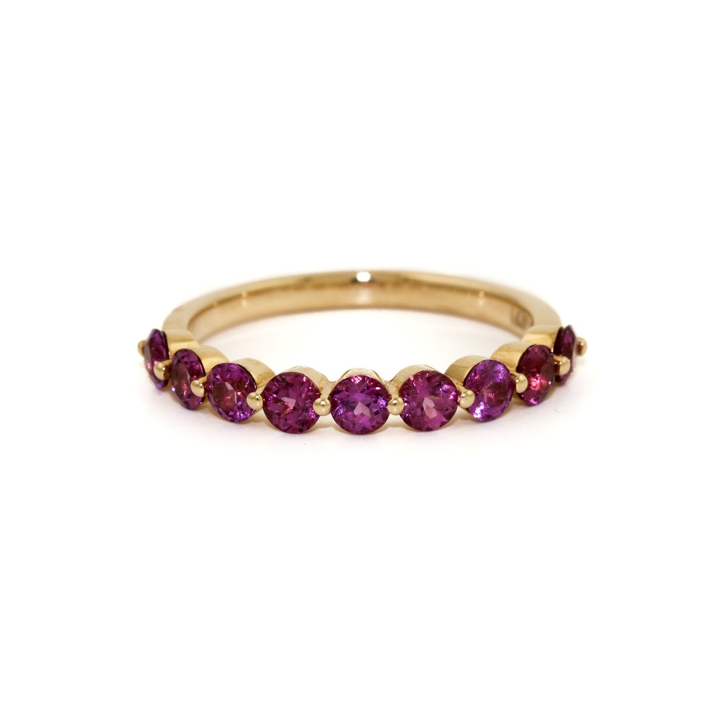 Purple Garnet Row Ring - Kingdom Jewelry