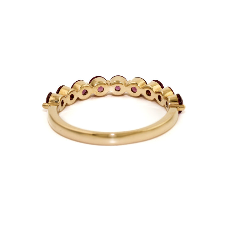 Purple Garnet Row Ring - Kingdom Jewelry