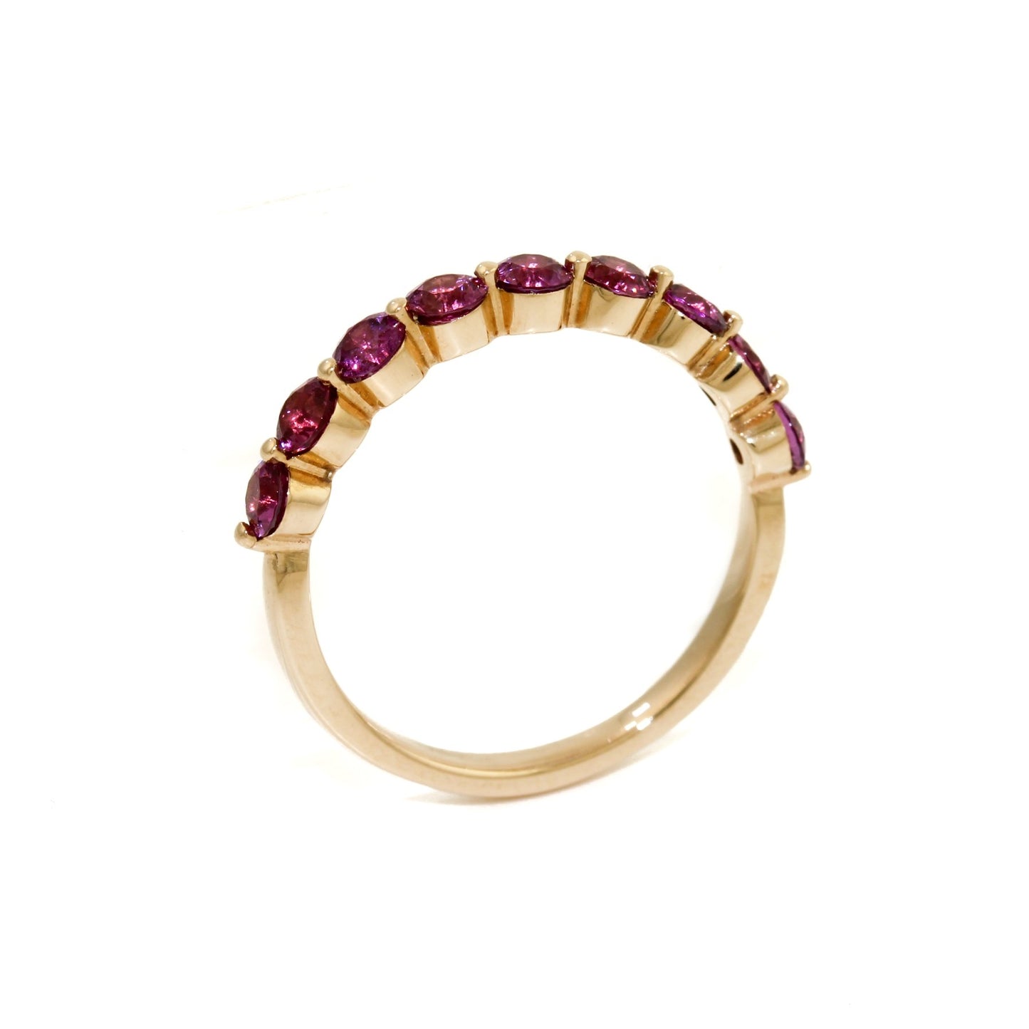 Purple Garnet Row Ring - Kingdom Jewelry